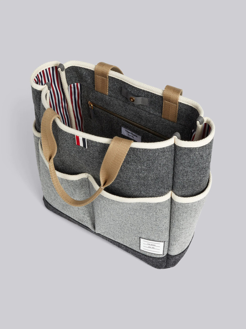 Medium Grey Fun-Mix Shetland Garden Tote 5