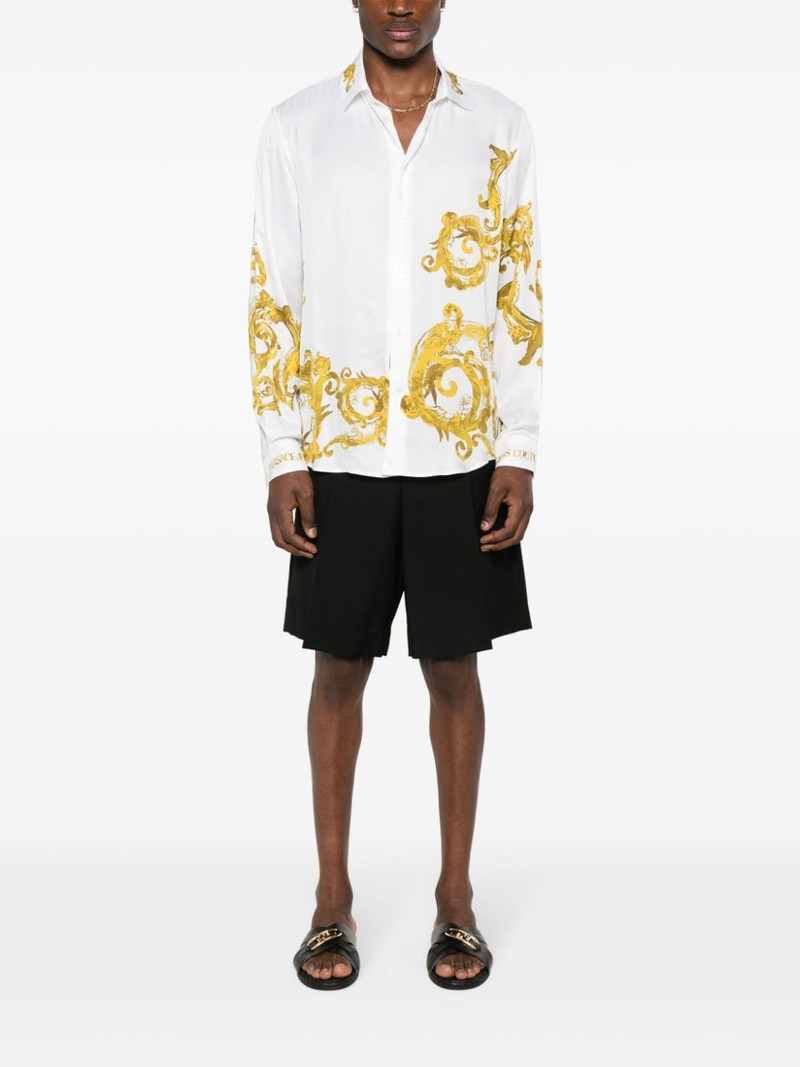 VERSACE JEANS COUTURE Watercolour Couture-print shirt outlook