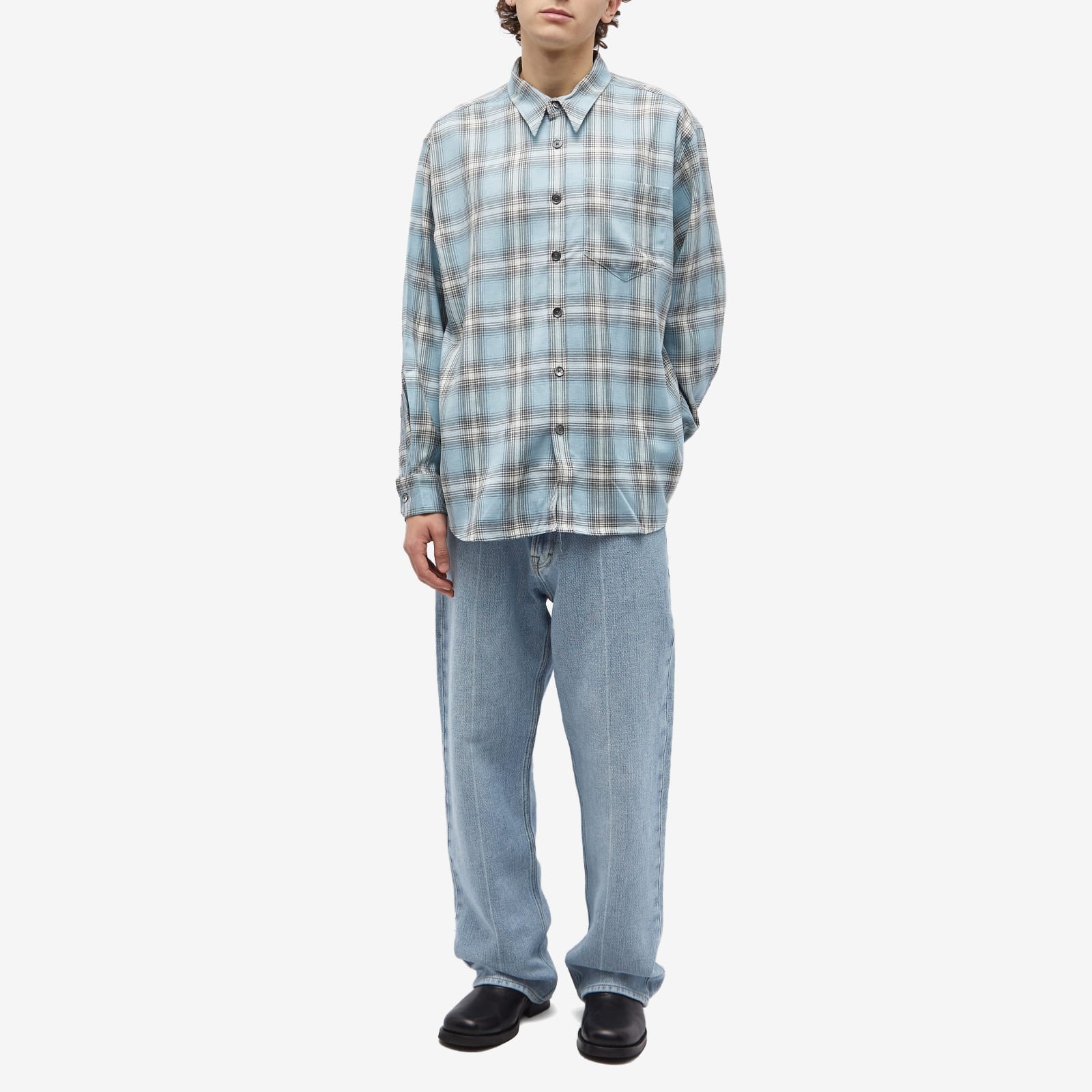 AMI Paris Check Overshirt - 4