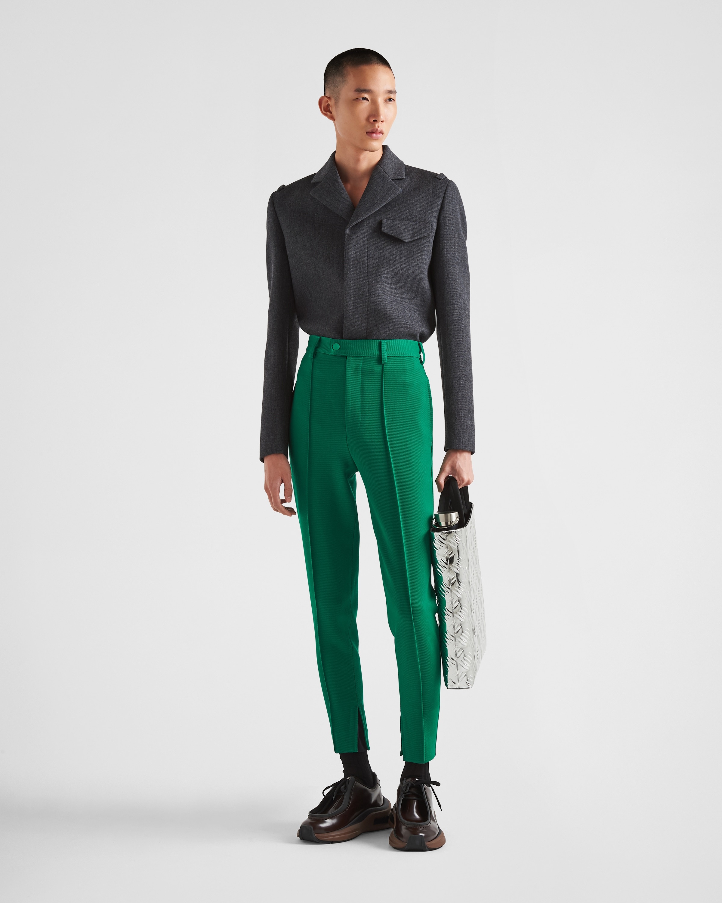 Stretch natté pants - 2