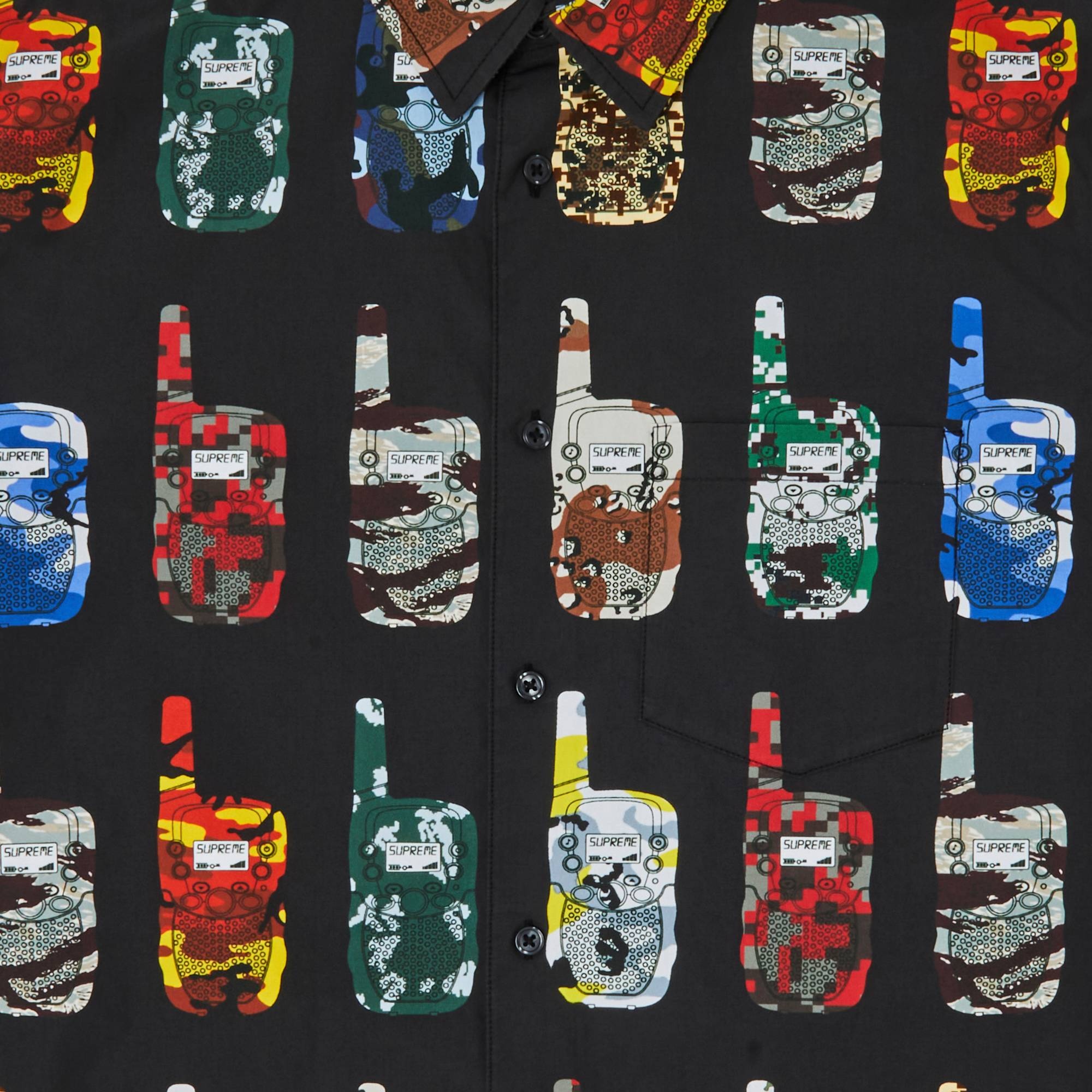 Supreme Walkie Talkie Shirt 'Black' - 3