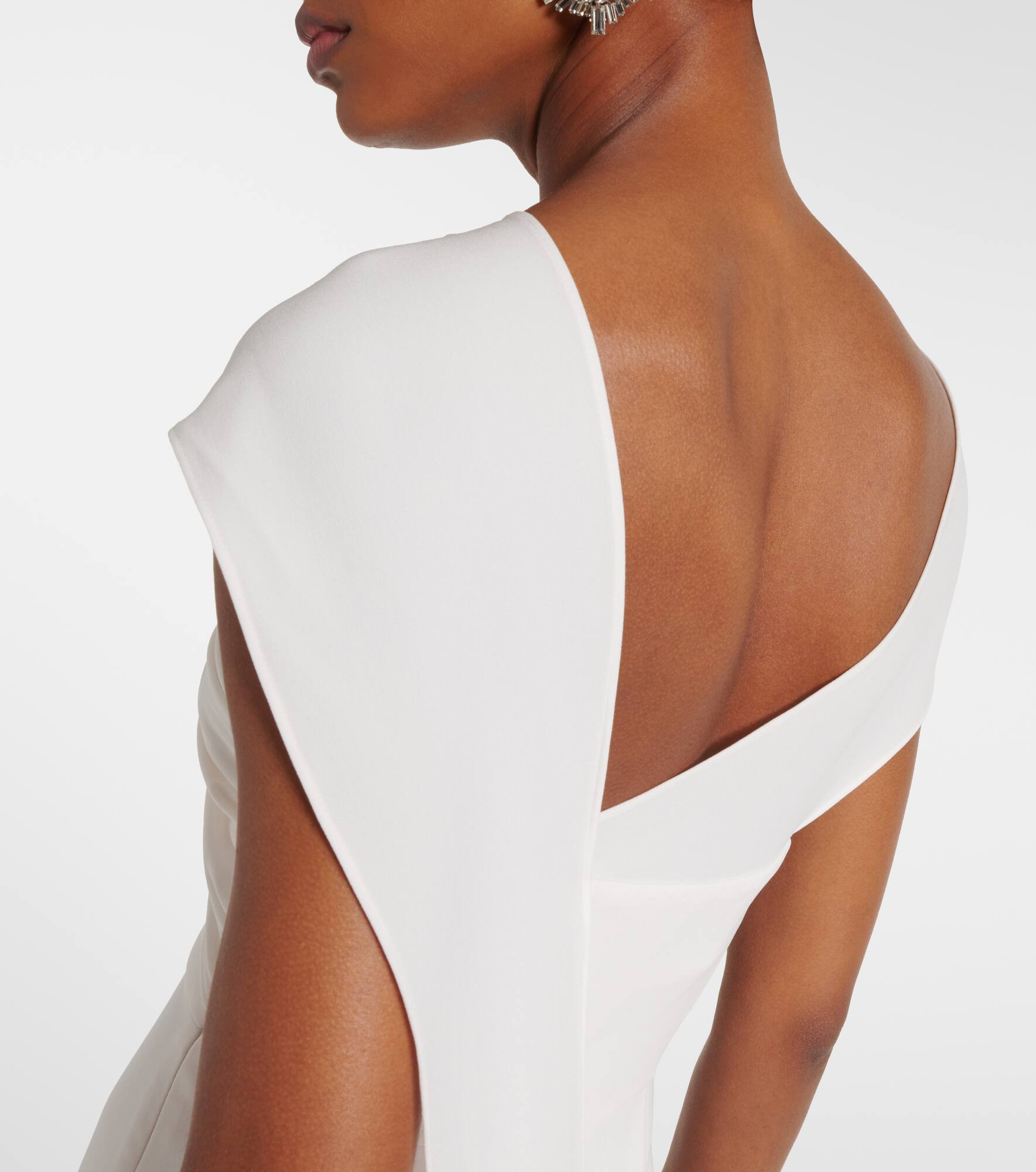 Bridal asymmetric cady gown - 6