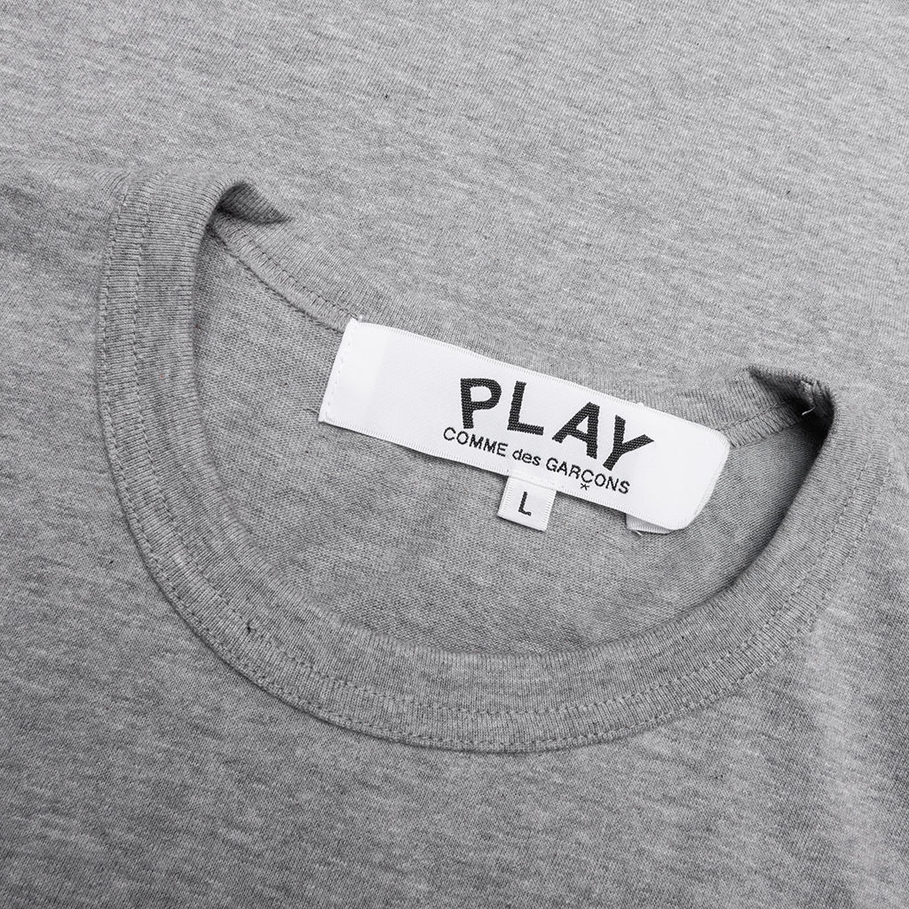 LOGO PRINT ANY HEART L/S T-SHIRT - GREY - 3