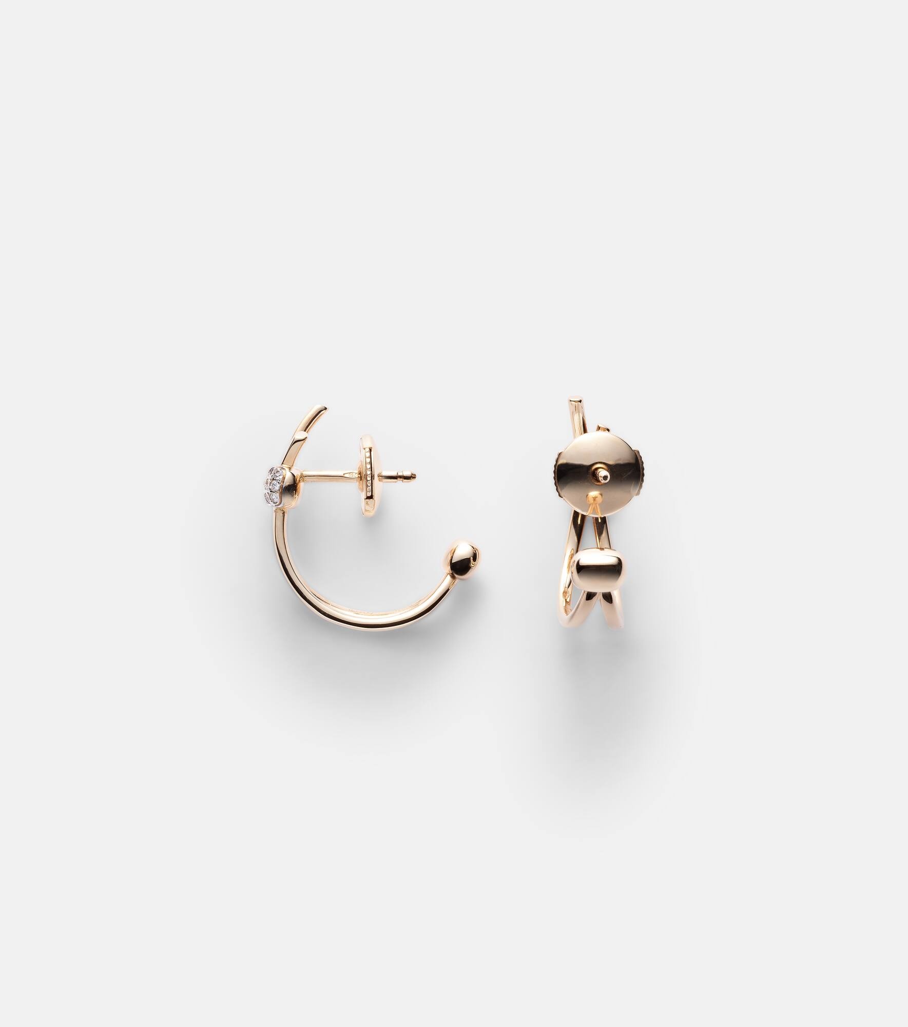 Pomellato Together 18kt gold earrings with diamonds - 4