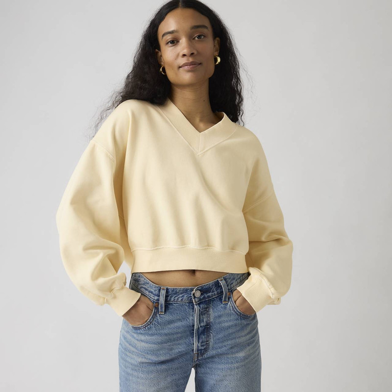 VINTAGE V-NECK SWEATSHIRT 1