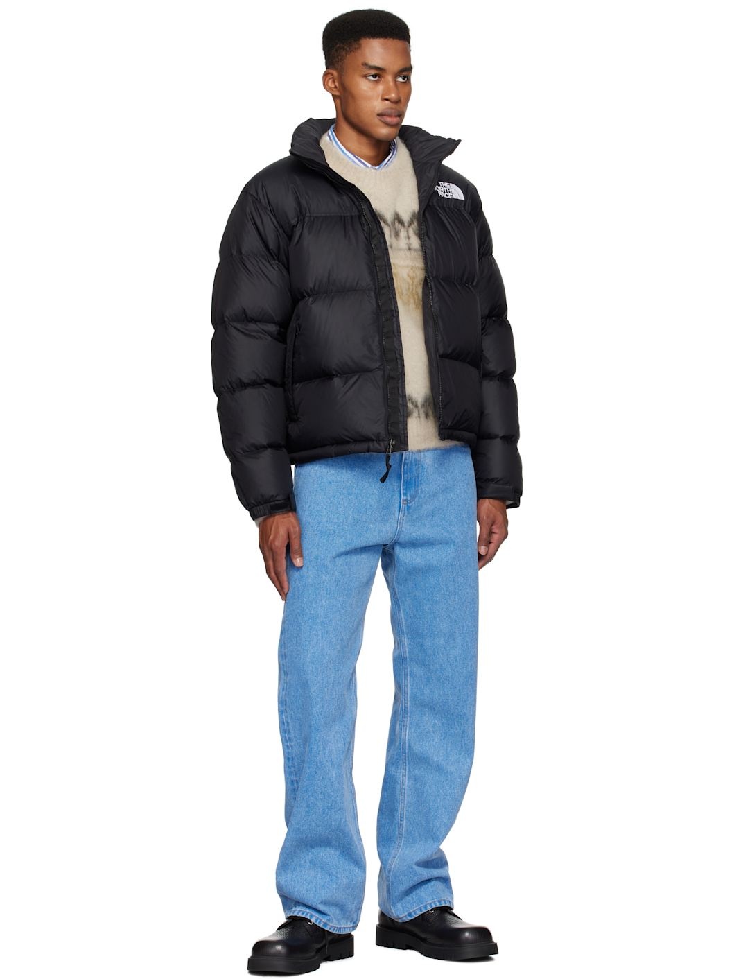 Black 1996 Retro Nuptse Down Jacket - 5