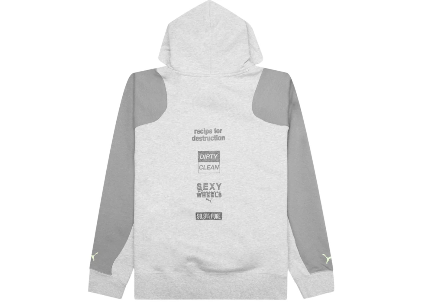 Puma x Pleasures Hoodie Light Grey Heather - 2