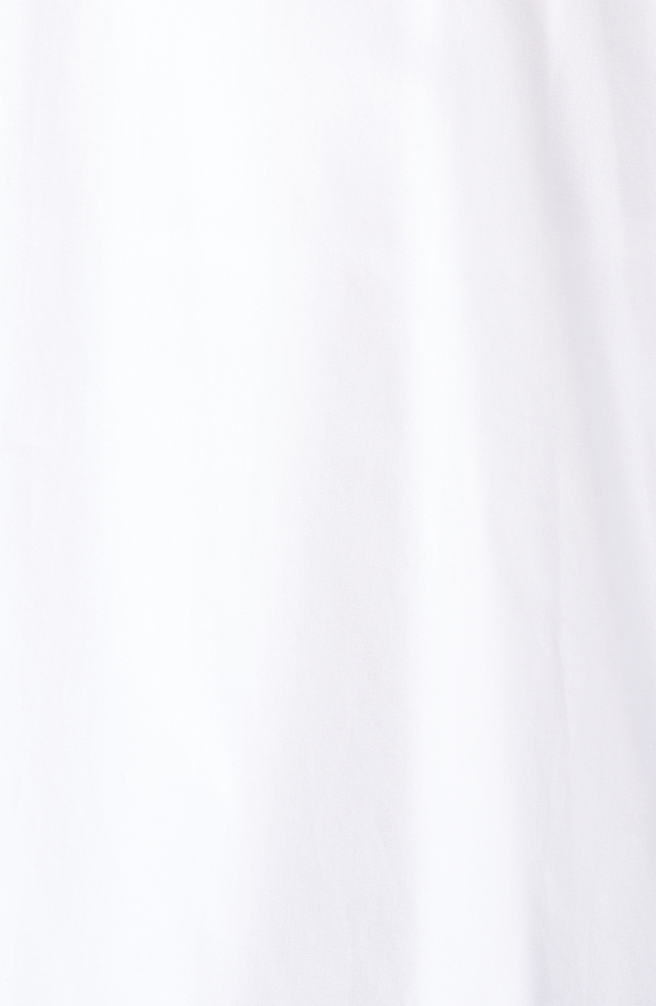 Comme des Garçons Asymmetric Cutout Cotton Broadcloth Button-Up Shirt in White at Nordstrom - 8