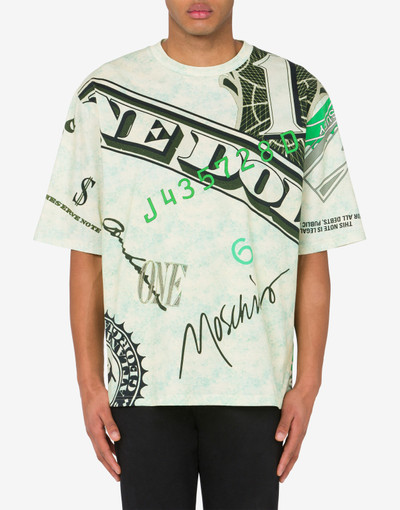 Moschino DOLLAR PRINT JERSEY T-SHIRT outlook