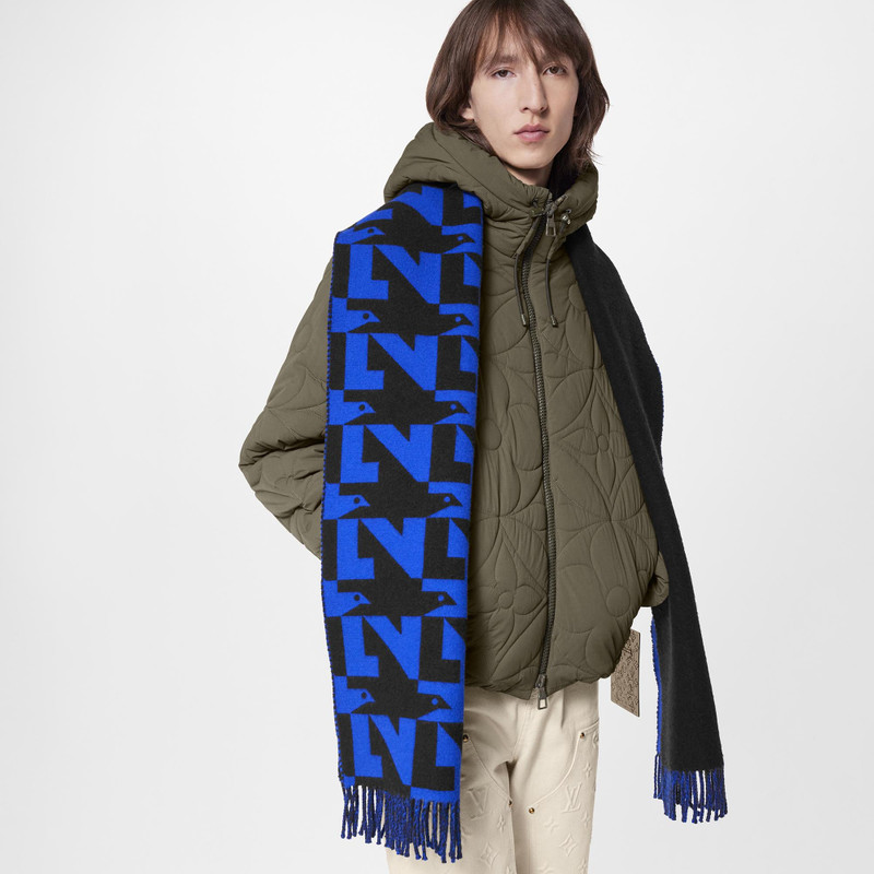 LV Dove Scarf 6