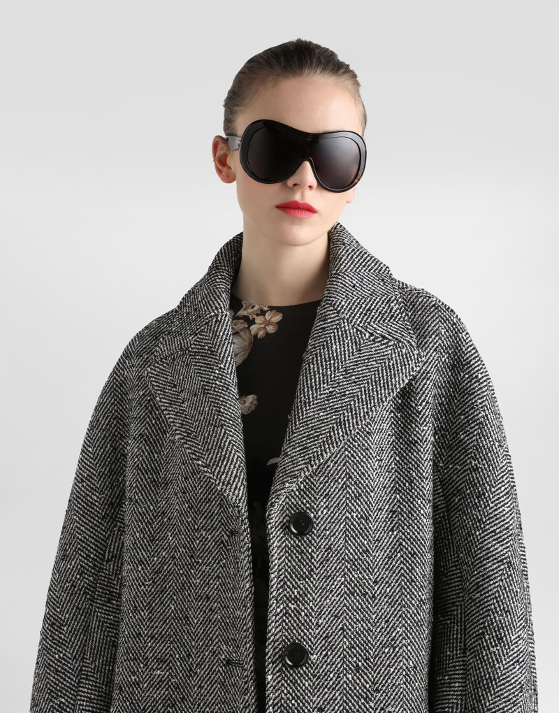 Long chevron coat 4