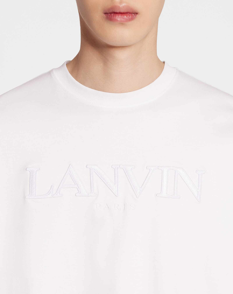 CLASSIC LANVIN PARIS EMBROIDERED T-SHIRT 5