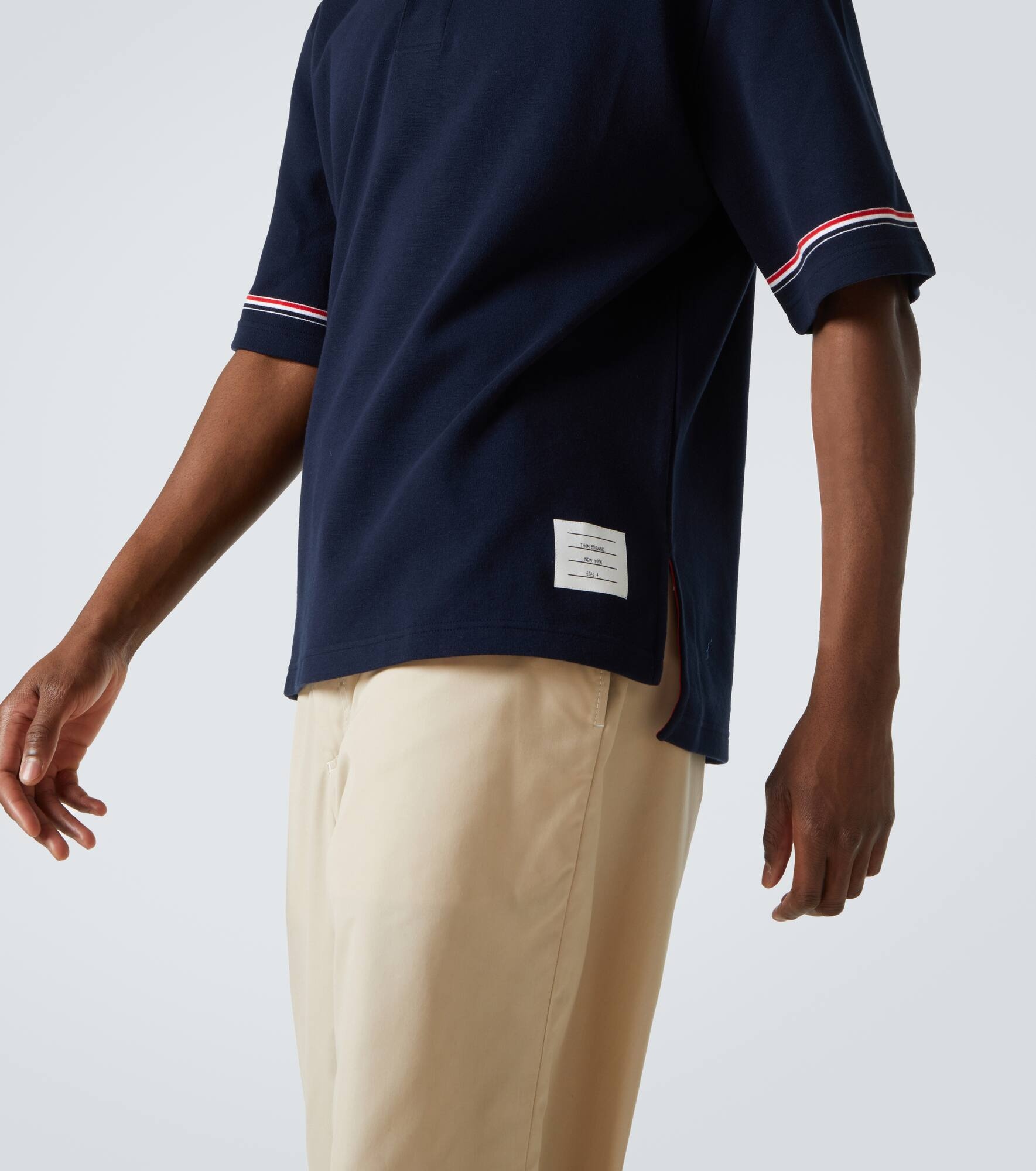 RWB Stripe cotton polo shirt - 6