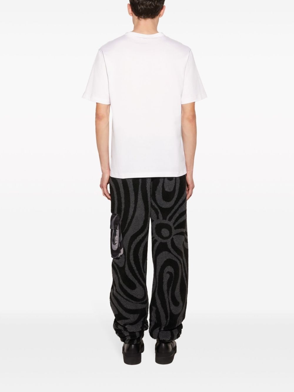 logo-print cotton T-shirt - 4