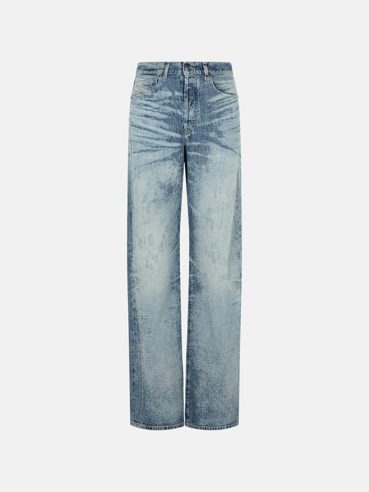 'SENT 1971' LIGHT BLUE COTTON JEANS - 1