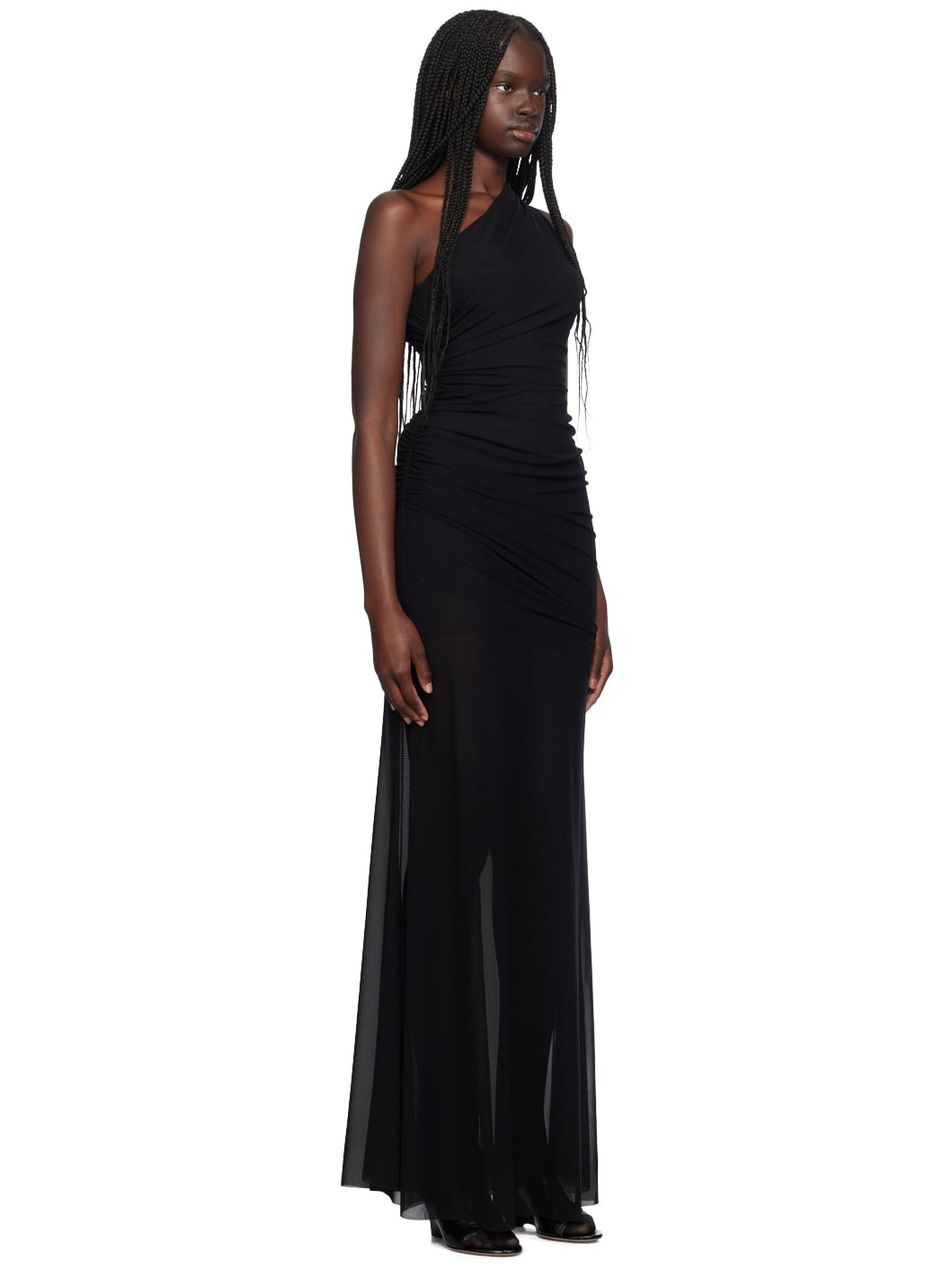 SSENSE Exclusive Black Semi-Sheer Maxi Dress - 2