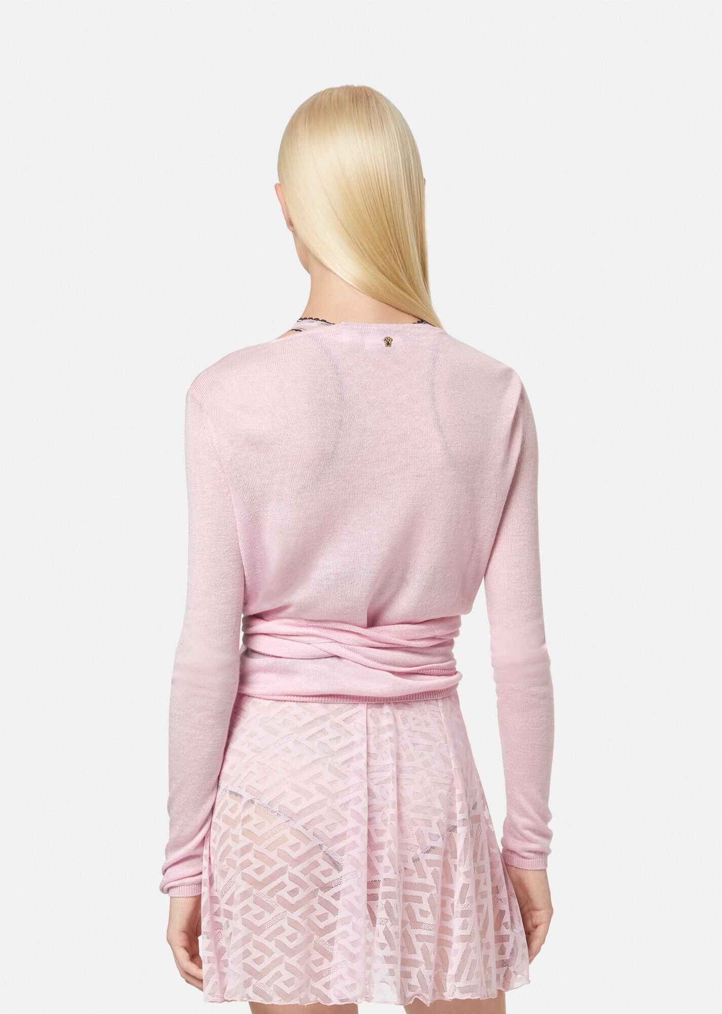 Wool Wrap Sweater - 3