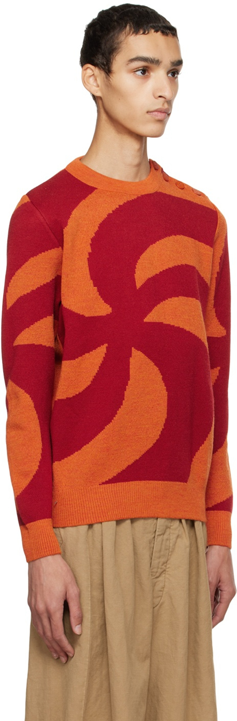 soulland Orange Armor Lux Edition Sweater outlook