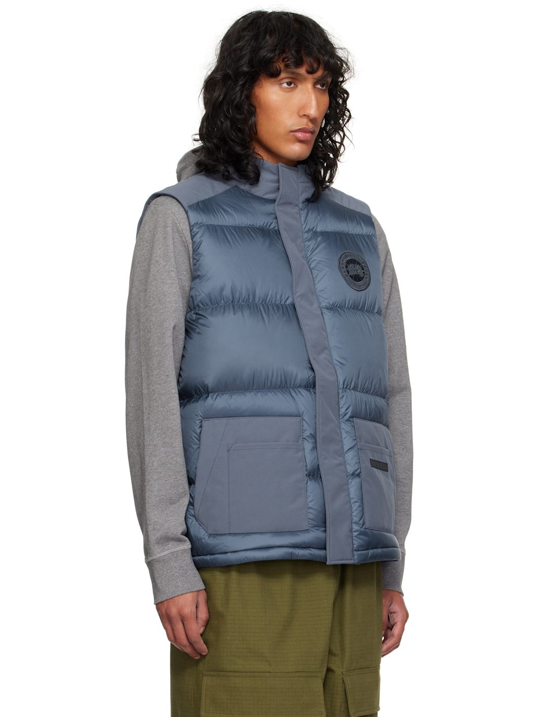 Blue 'Paradigm' Freestyle Down Vest - 2