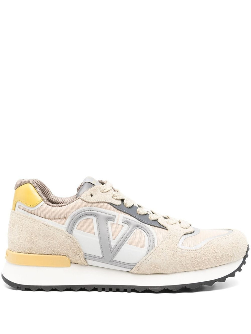VLogo lace-up sneakers 1