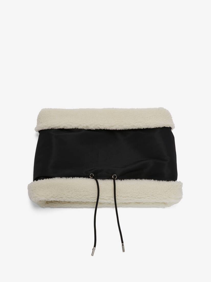 Mcqueen Graffiti Snood in Black - 3
