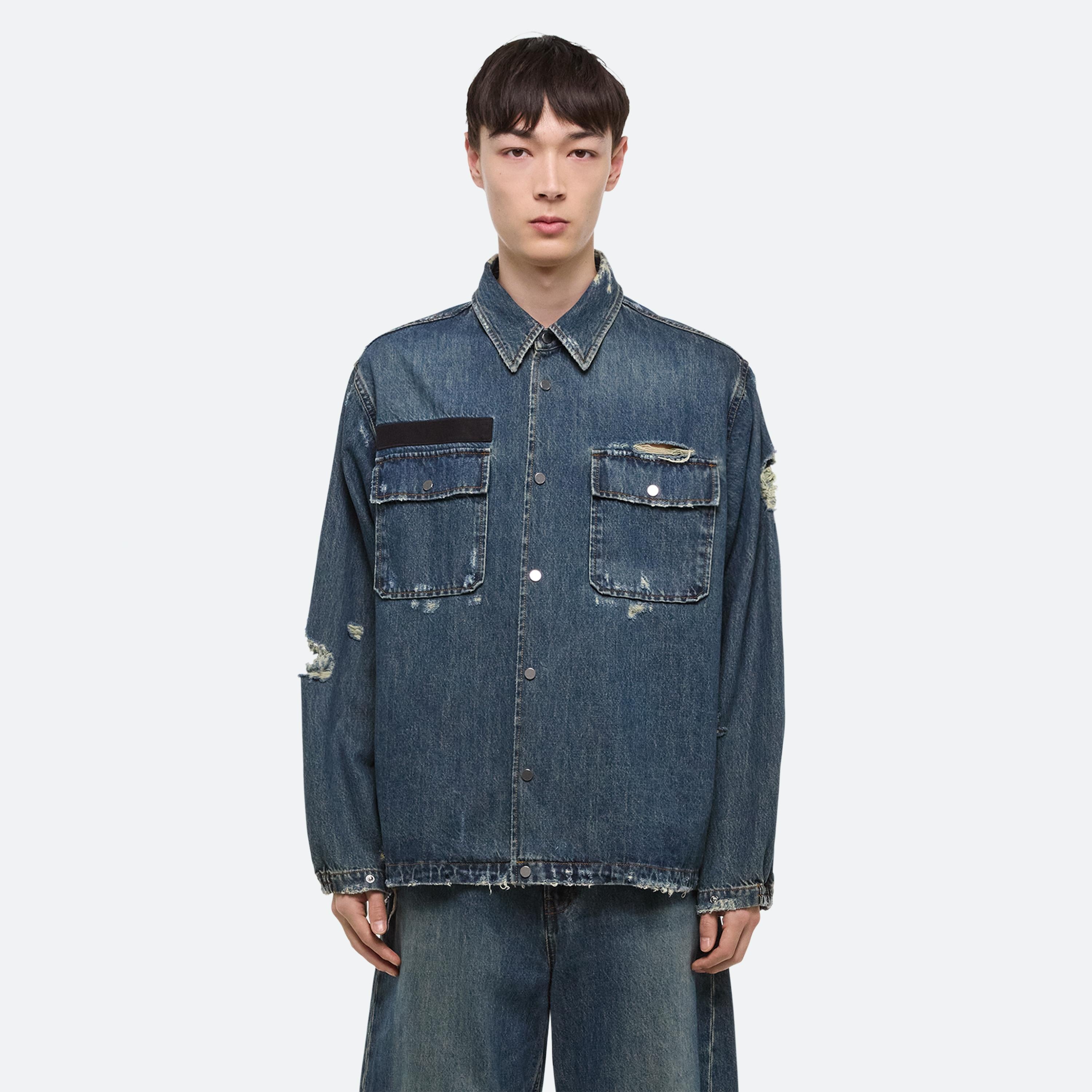 DENIM UNIFORM SHIRT - 3