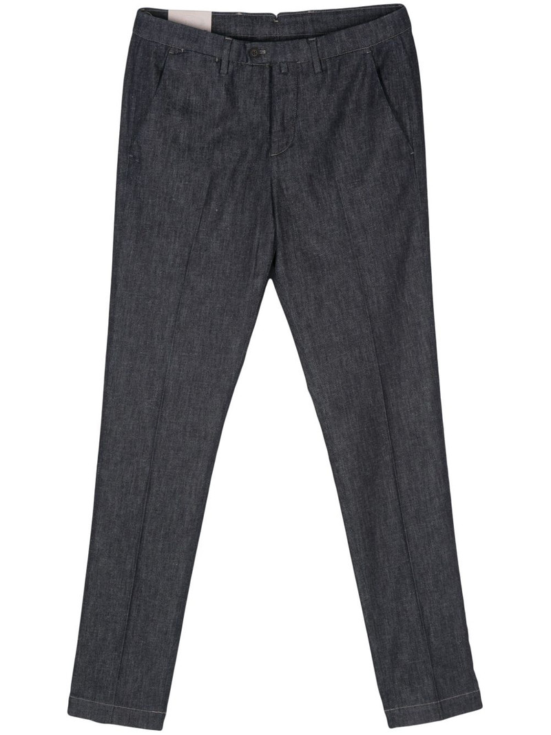mid-rise tapered jeans 1