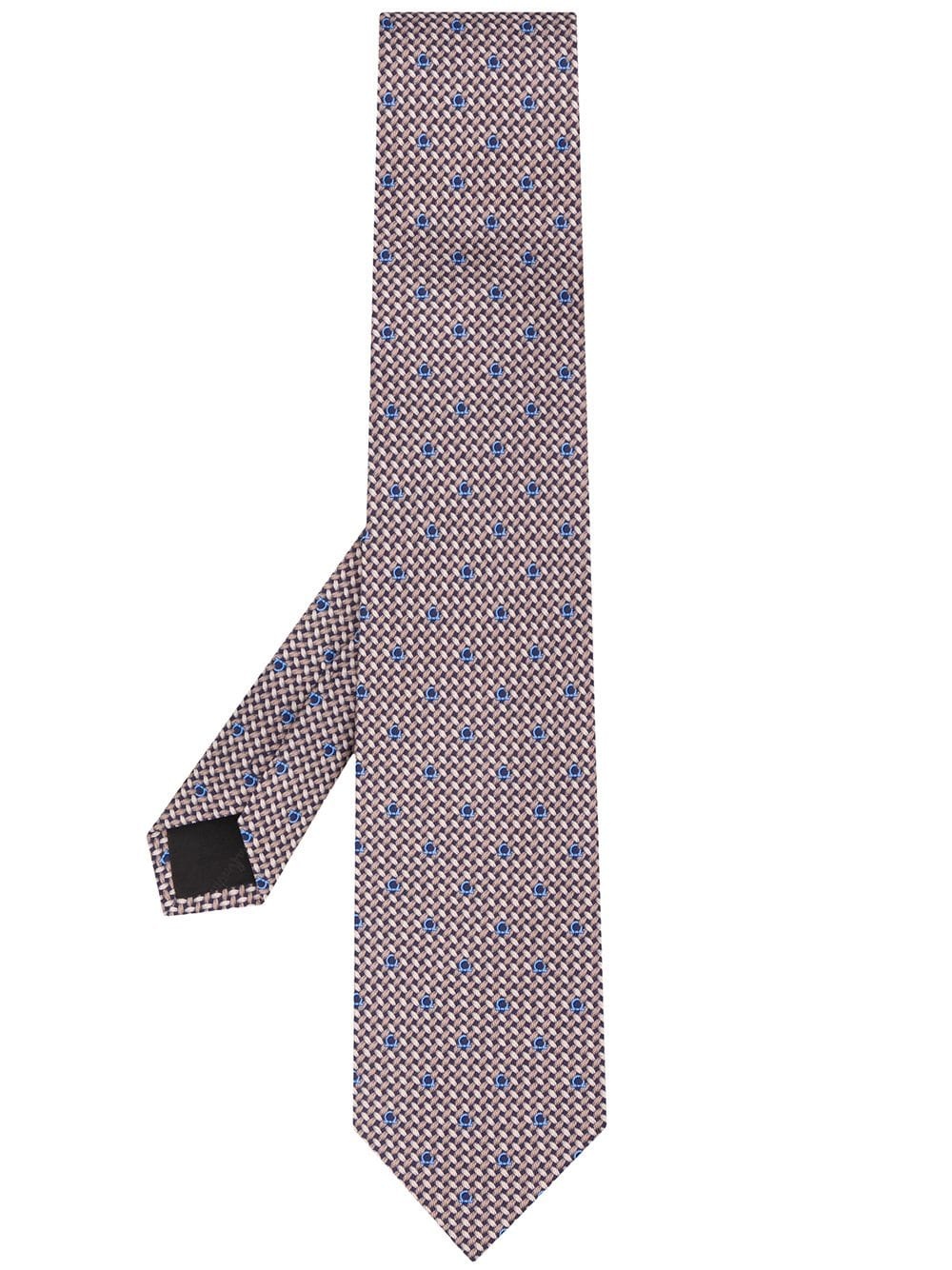 woven Gancini-print tie - 1