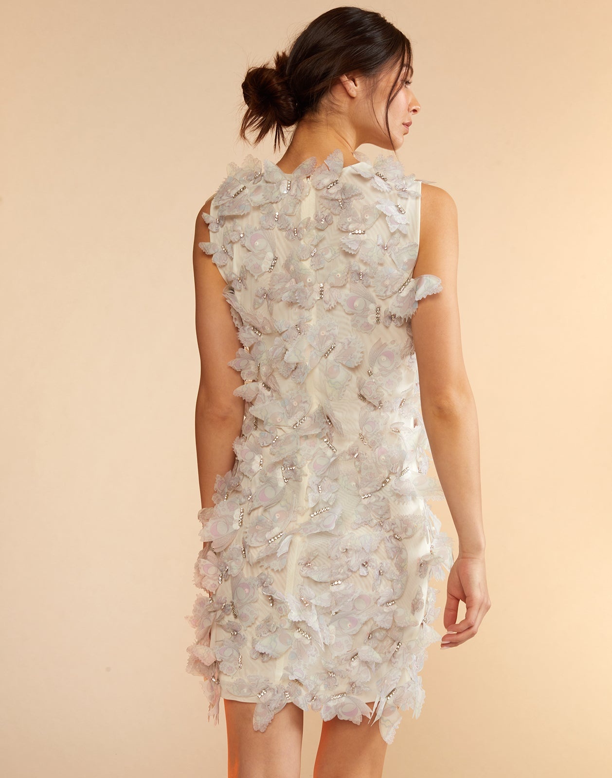 Butterfly Embellished Dress - 7