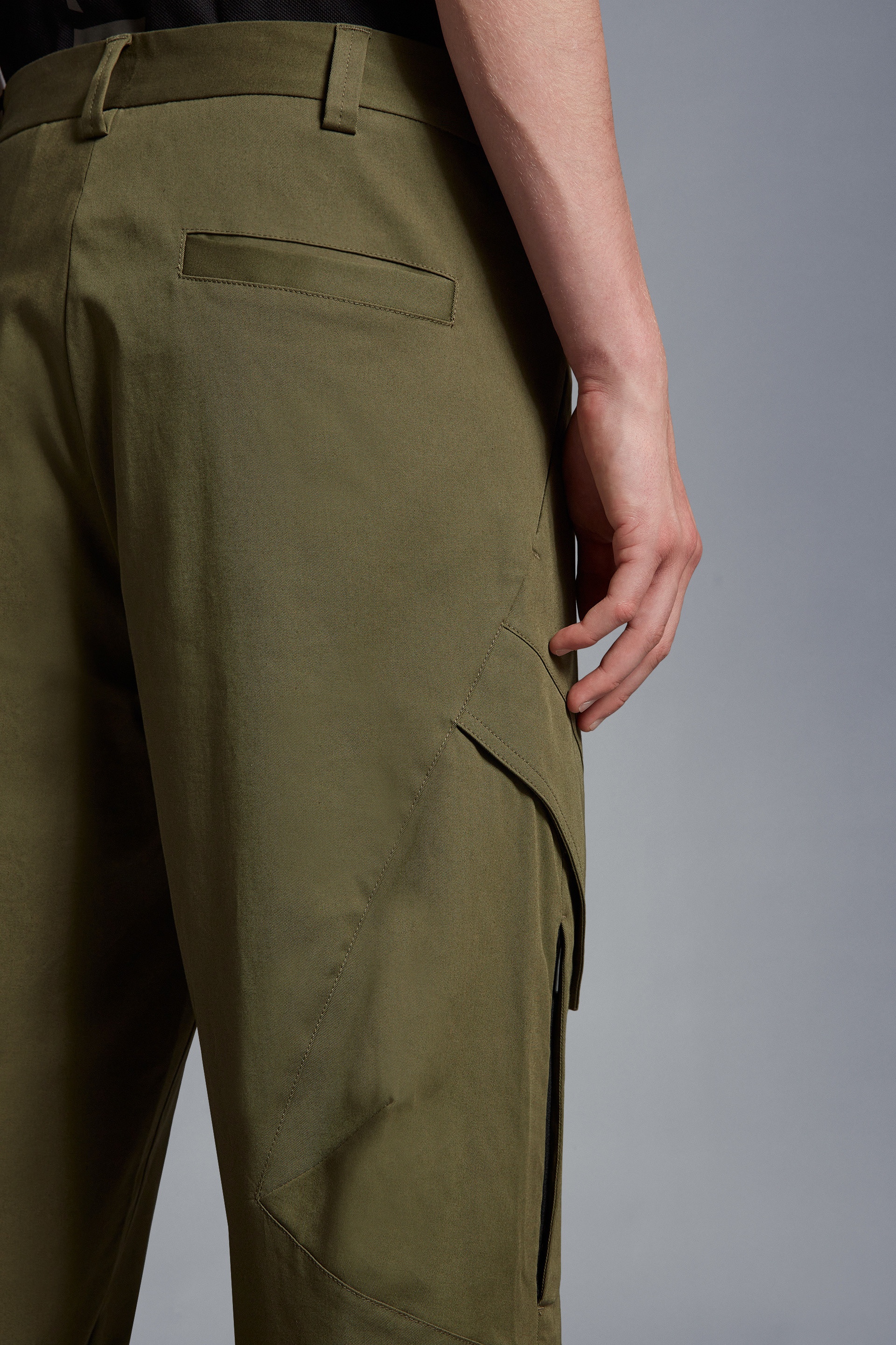 Gabardine Cargo Pants - 4