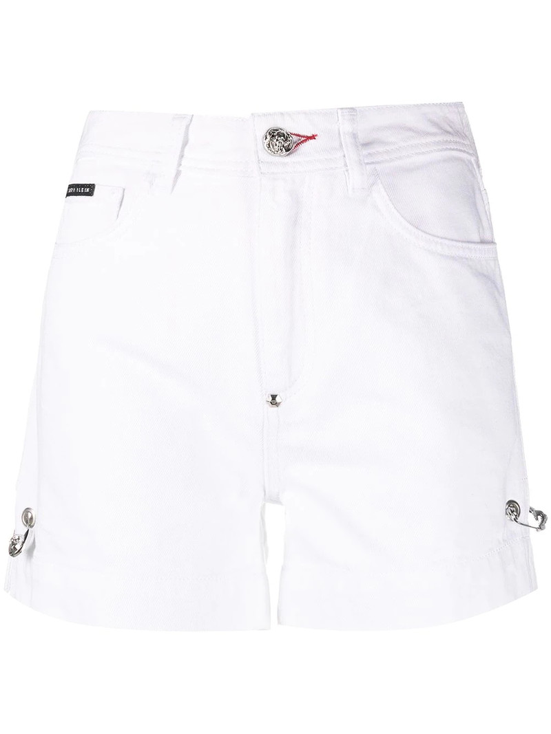safety-pin denim shorts 1