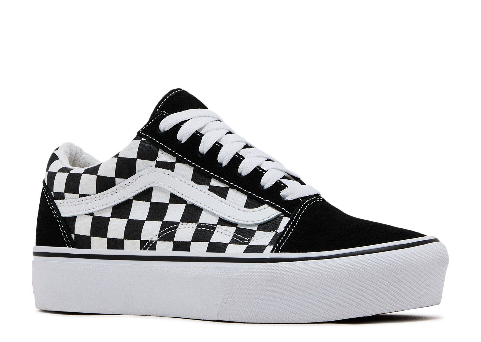 OLD SKOOL PLATFORM 'BLACK WHITE CHECKERBOARD' - 2