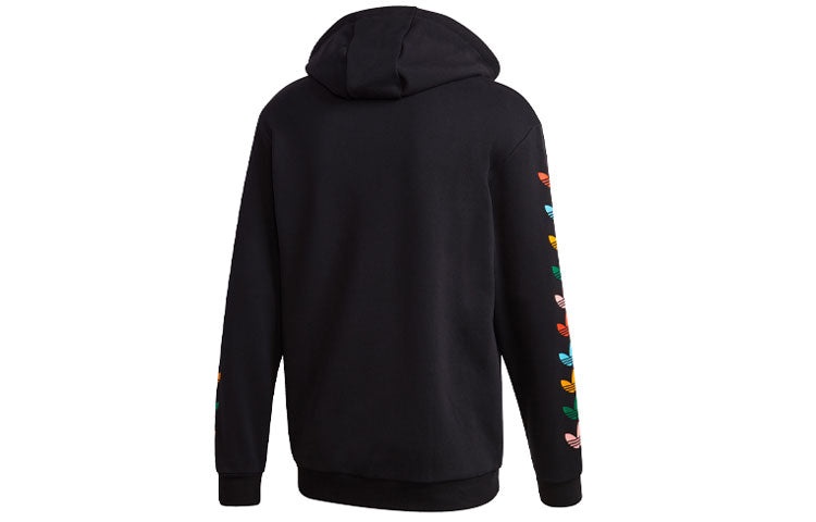 adidas originals Cts Multi Hdy Multi-Color Alphabet Printing Pullover Black GP4439 - 2