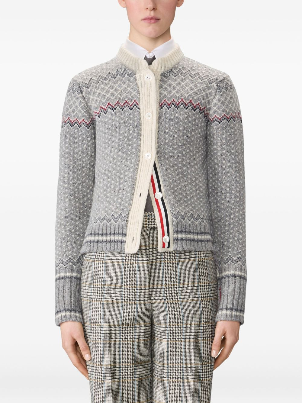 fair isle-knit cardigan - 3
