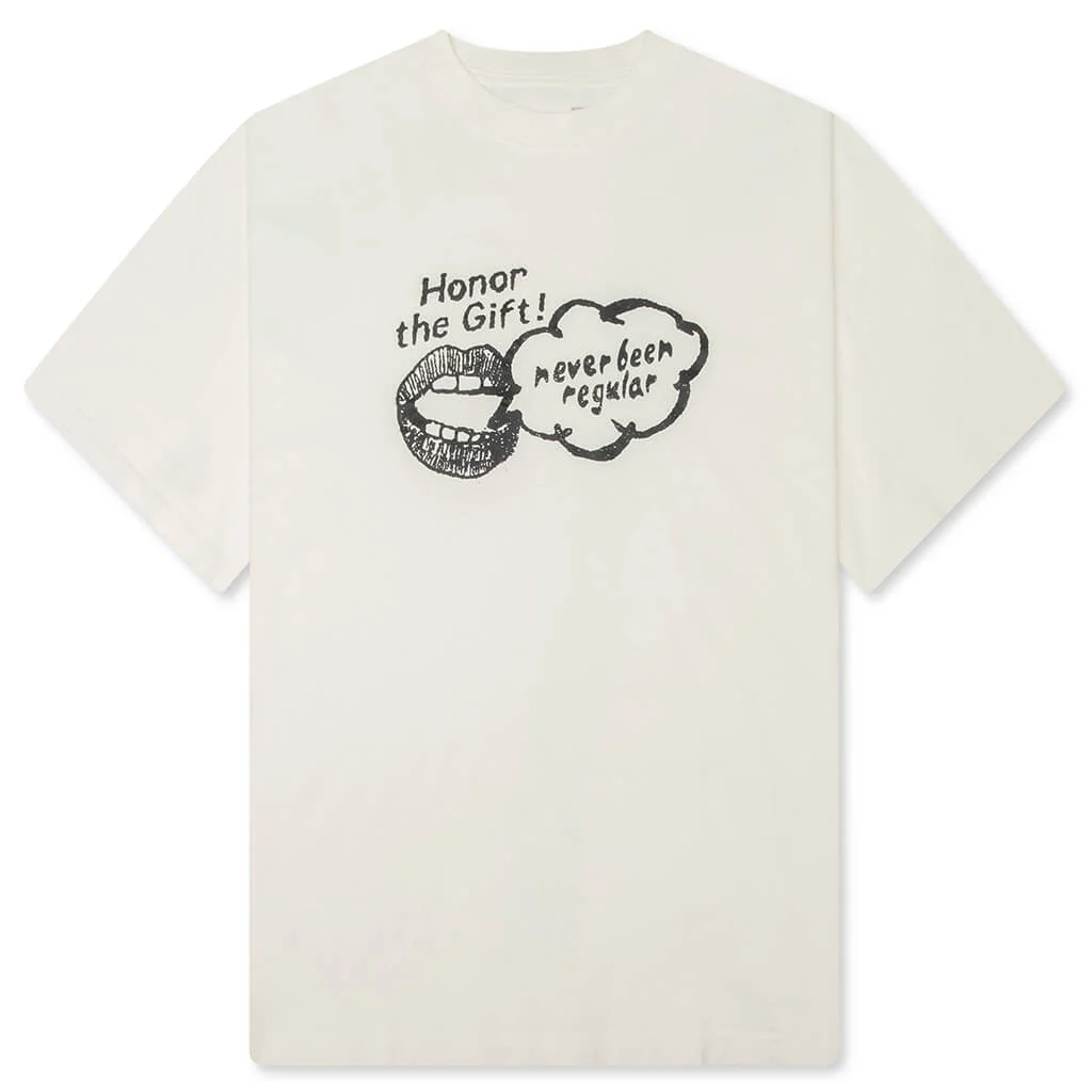 NEVER BEEN REGULAR TEE - WHITE - 1