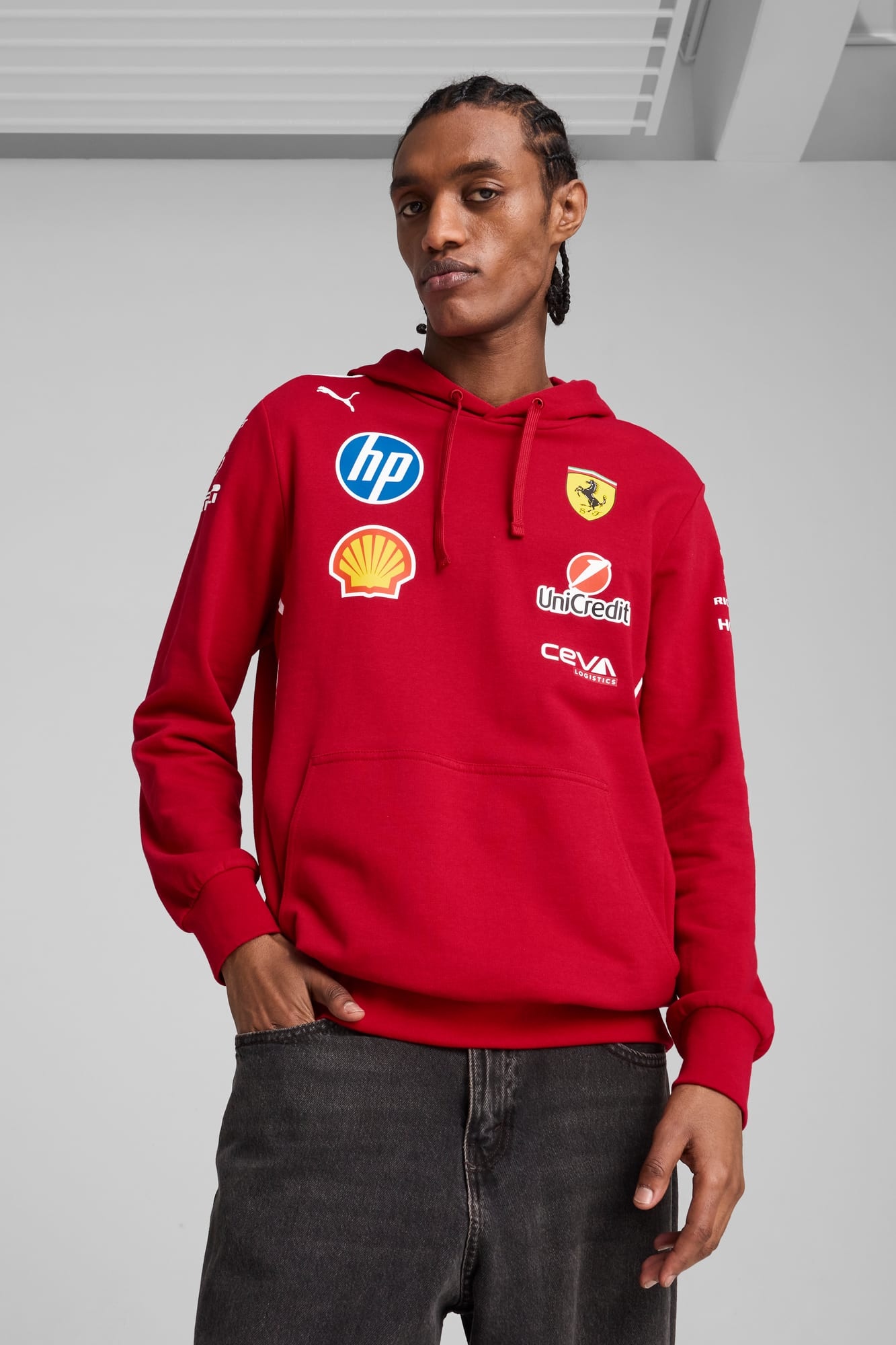 Scuderia Ferrari 2025 Team Men's Hoodie - 3