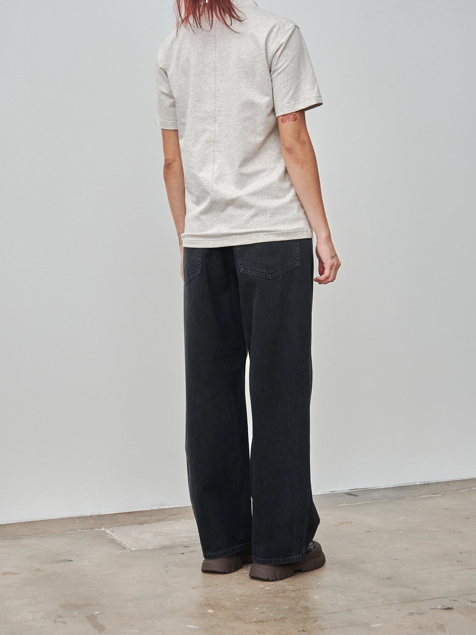 Tag Tee - Pearl Melange - 3