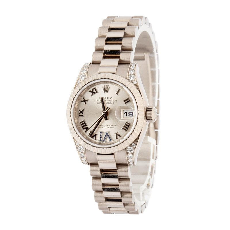 Ladies Rolex Datejust 179239 18k White Gold - 2