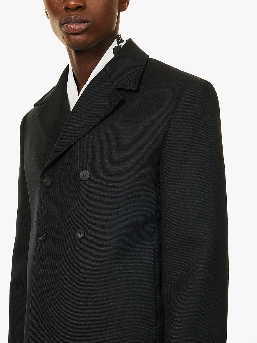 La Veste Giacca double-breasted wool blazer - 5