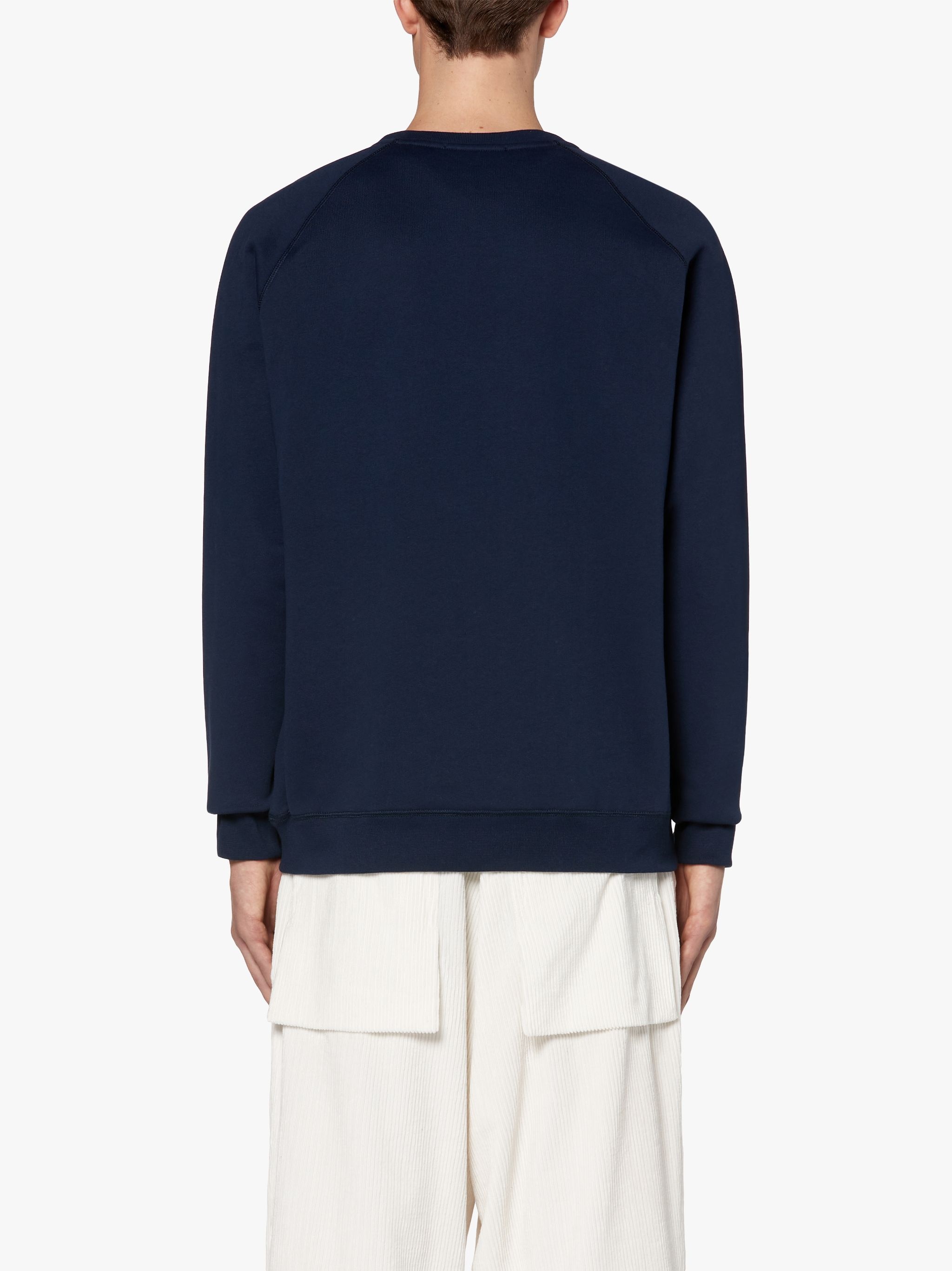 NAVY X PINK COTTON CREW NECK SWEATSHIRT | GJM-207 - 4