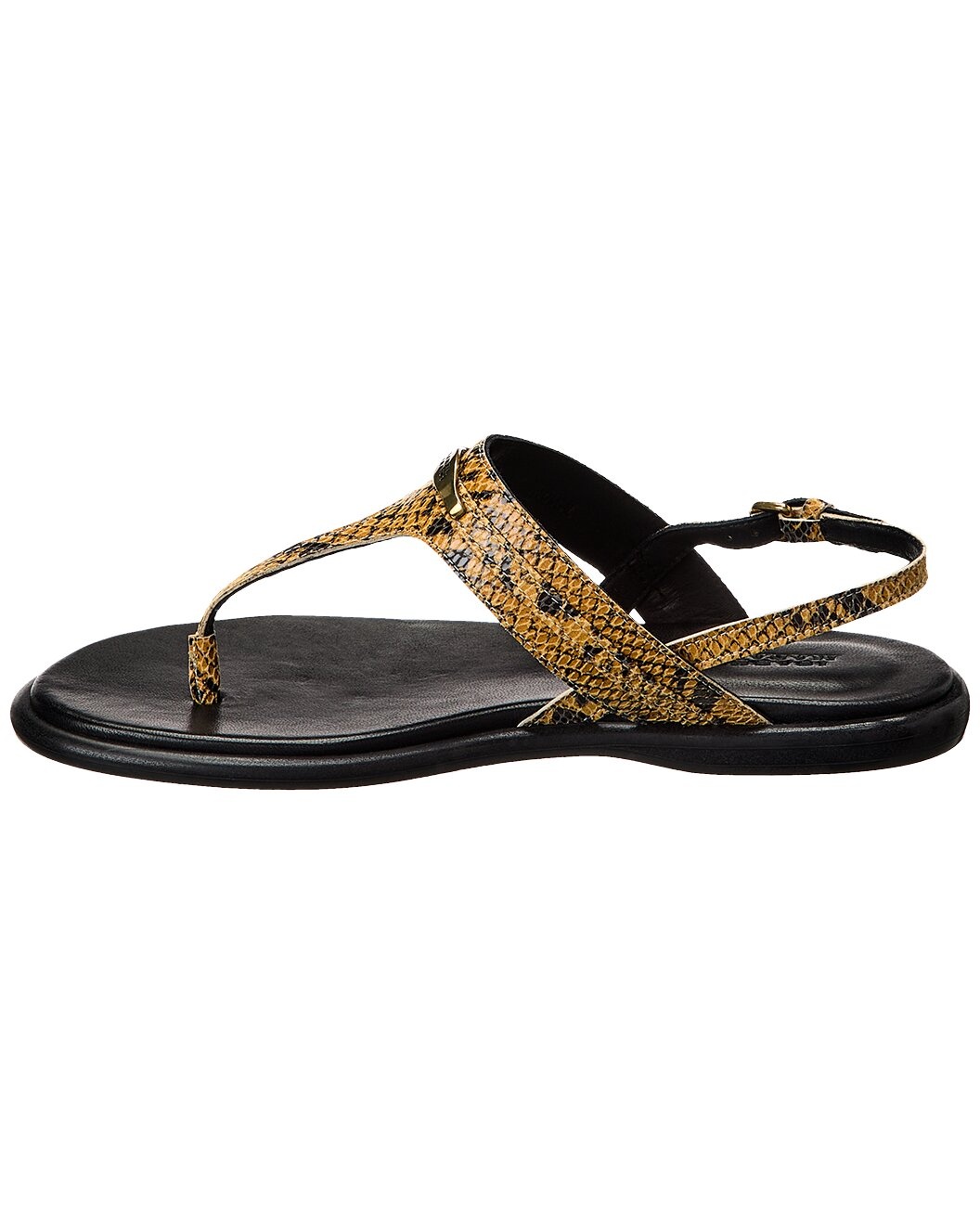 Isabel Marant Nya Snake-Embossed Leather Sandal - 2