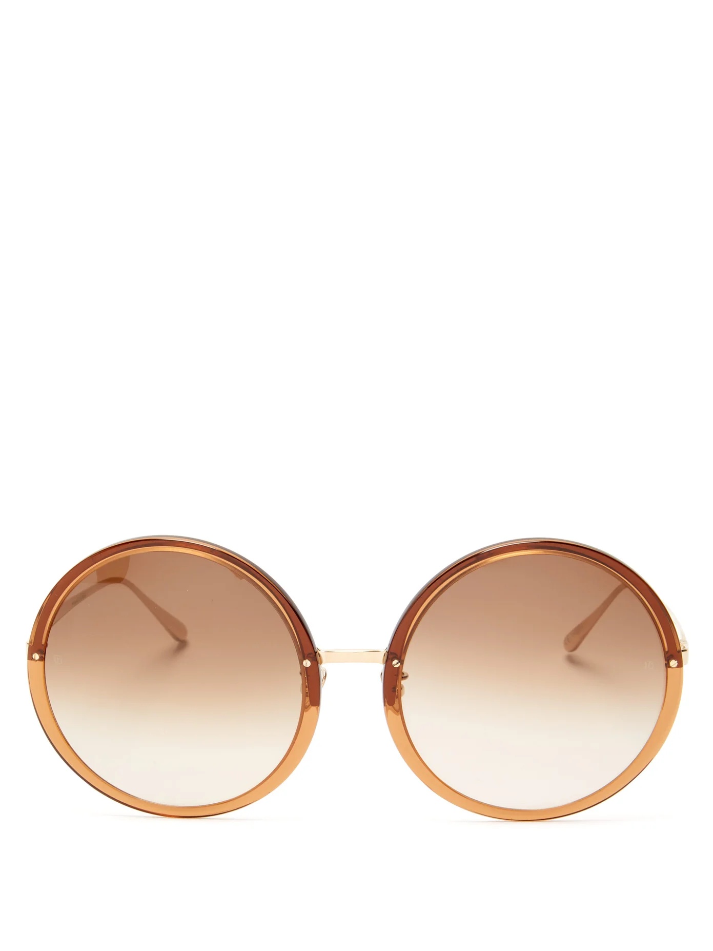 Kew oversized round acetate sunglasses - 1