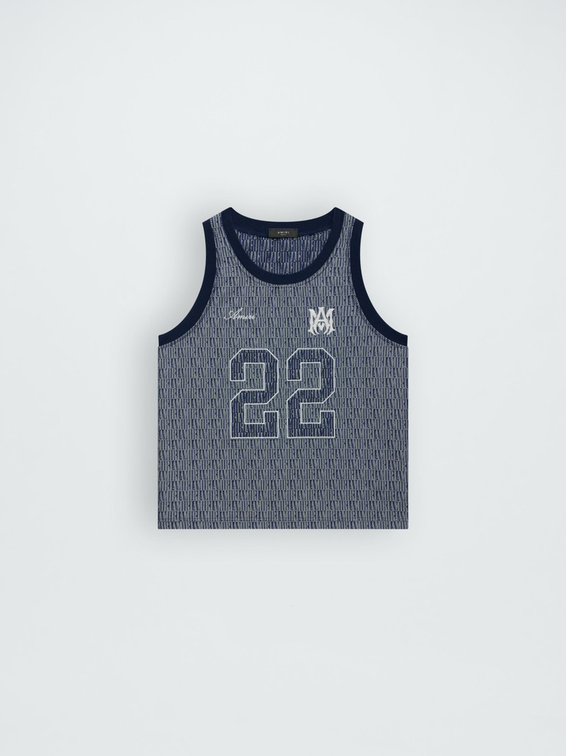 AMIRI JACQUARD BBALL JERSEY - 1