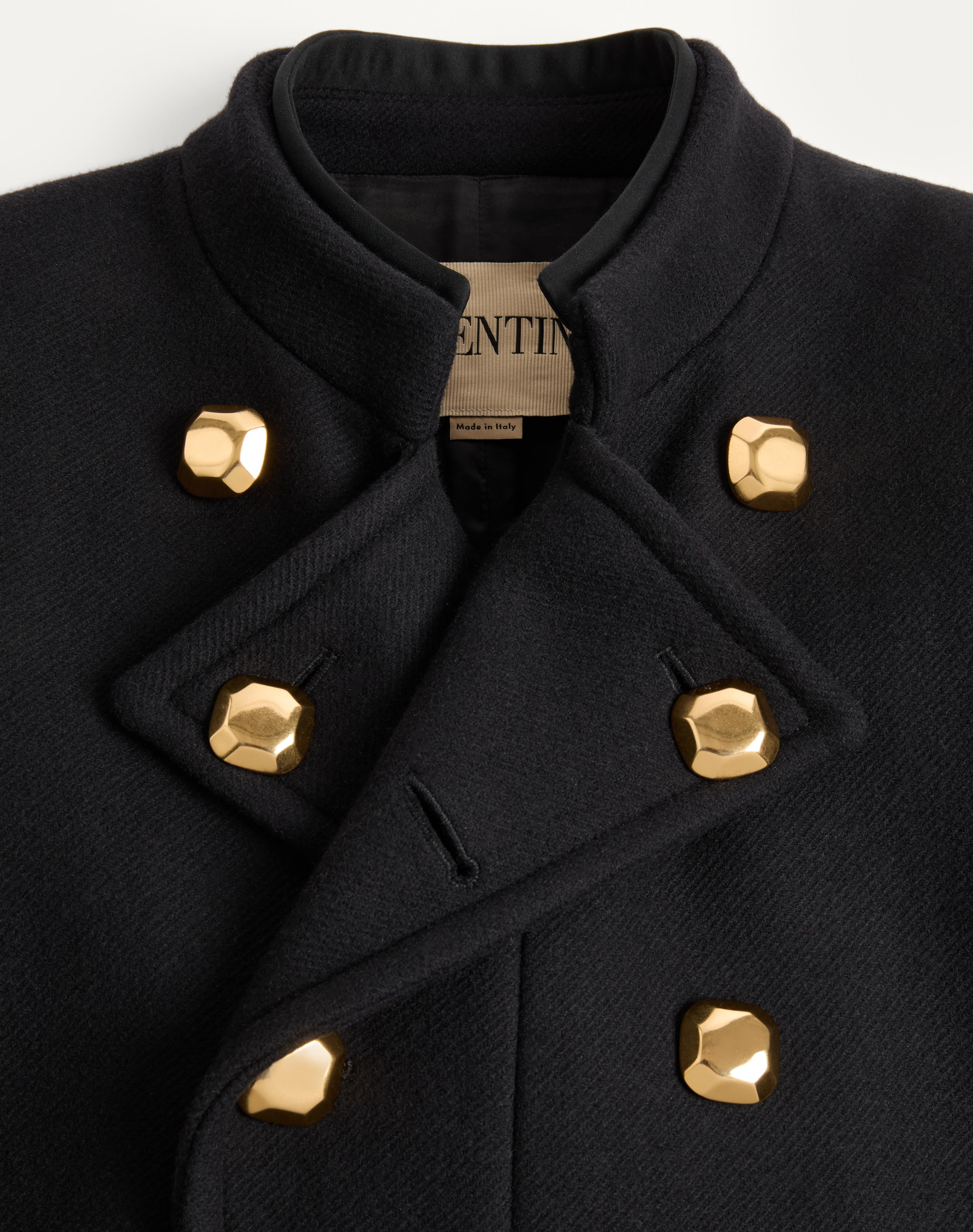 VALENTINO DOUBLE-BREASTED COAT IN DOUBLE WOOL - 8