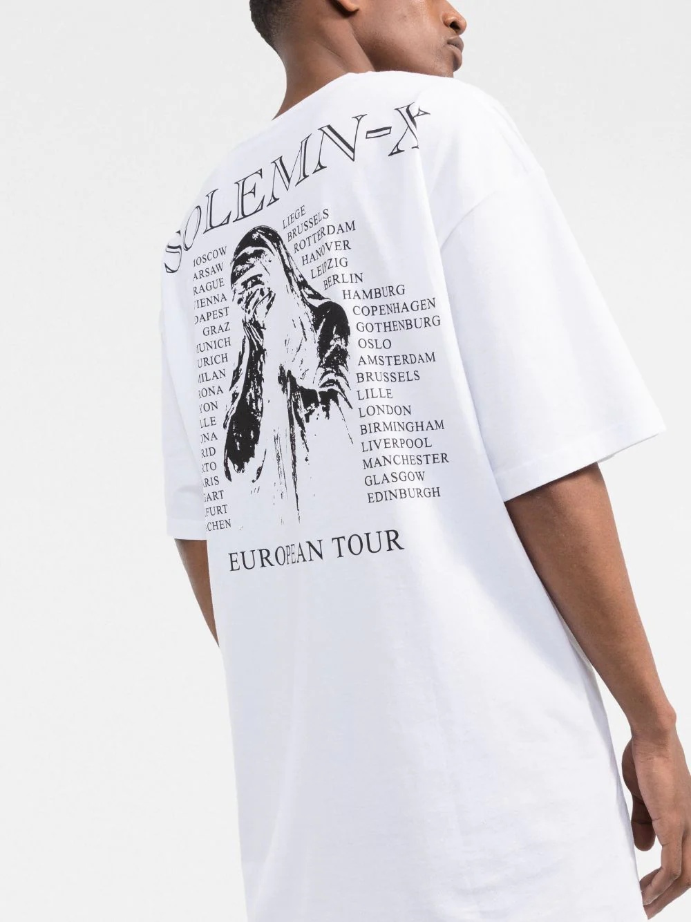 Solemn X oversized graphic-print T-shirt - 3