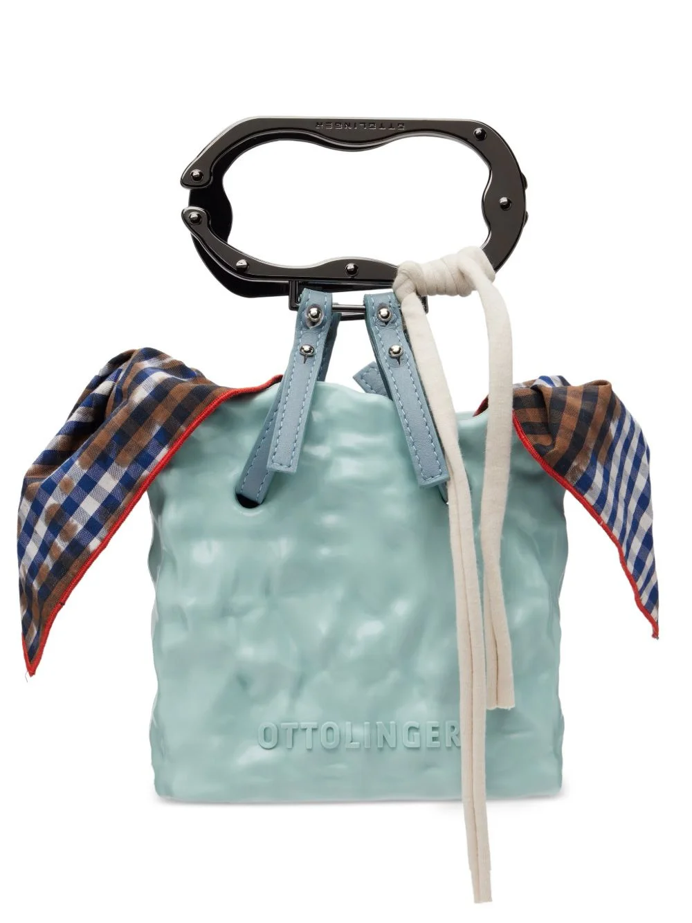top handle clutch bag - 1