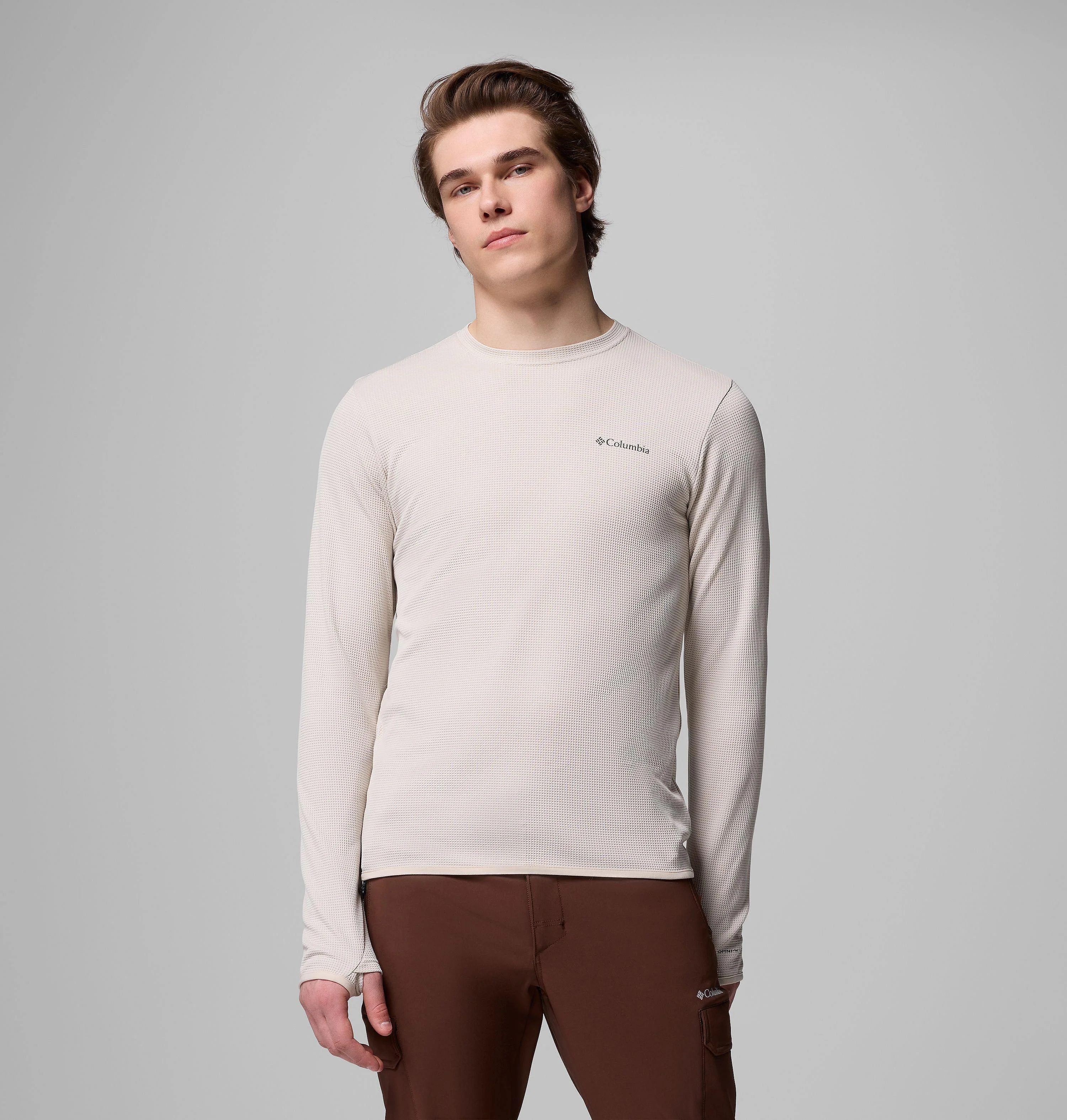 Men's Tech Trail Utility Warm Long Sleeve Crew Shirt - 1