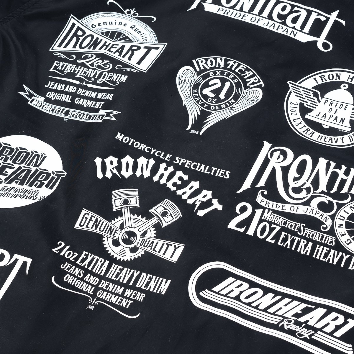 IHJ-117-BLK 20th Anniversary Nylon Windbreaker - Black - 6