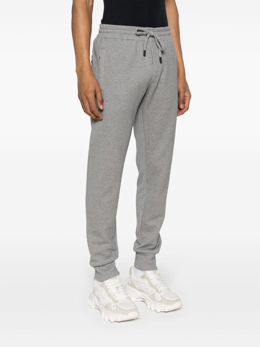 bee-embroidered track trousers - 3