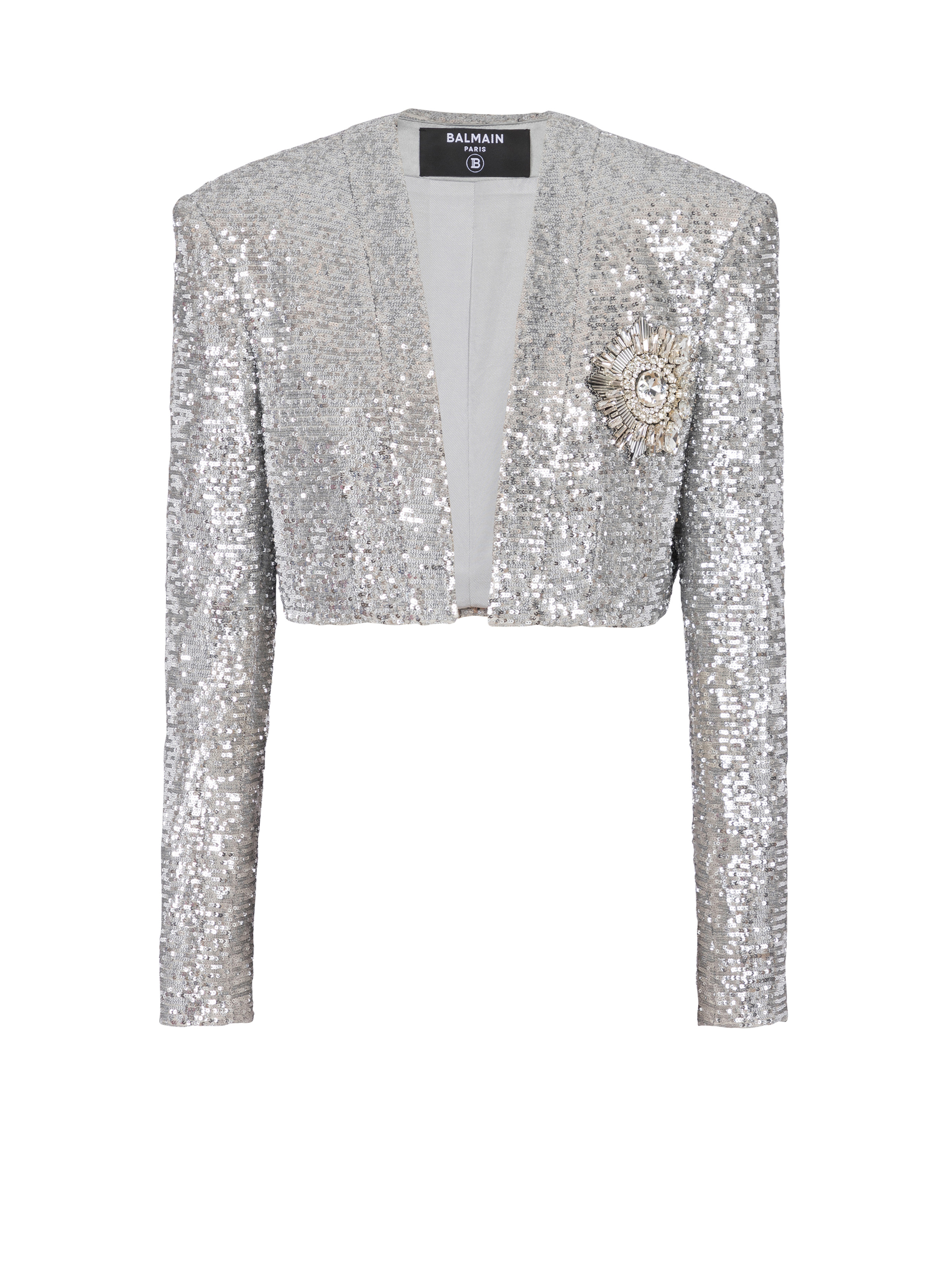 Short sequin jacket - 1